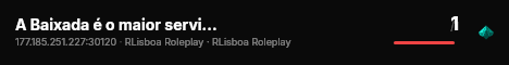 A Baixada é o maior servidor do mundo com wl fechado. live status badge