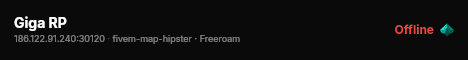 Giga RP live status badge