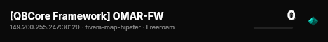[QBCore Framework] OMAR-FW live status badge