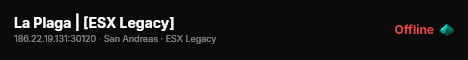 La Plaga | [ESX Legacy] live status badge