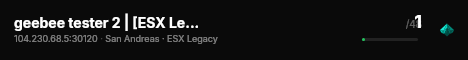 geebee tester 2 | [ESX Legacy] live status badge