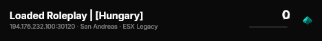 Loaded Roleplay | [Hungary] live status badge