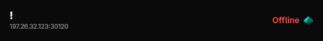! live status badge