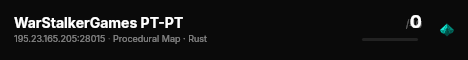WarStalkerGames PT-PT live status badge