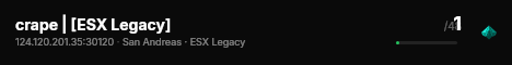 crape | [ESX Legacy] live status badge