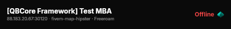 [QBCore Framework] Test MBA live status badge