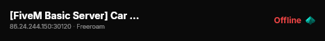 [FiveM Basic Server] Car stuff live status badge