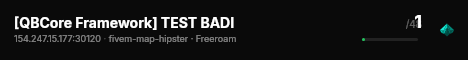 [QBCore Framework] TEST BADI live status badge
