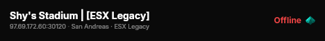 Shy's Stadium | [ESX Legacy] live status badge