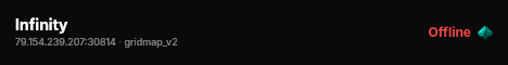 Infinity live status badge