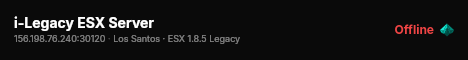 i-Legacy ESX Server live status badge