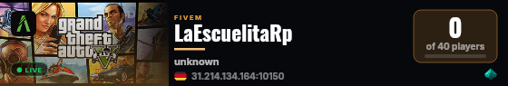 LaEscuelitaRp live status badge