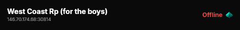 West Coast Rp (for the boys) live status badge
