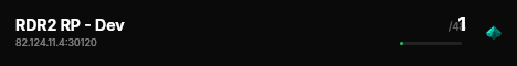RDR2 RP - Dev live status badge