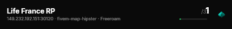 Life France RP live status badge