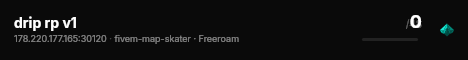 drip rp v1 live status badge