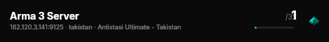 Arma 3 Server live status badge