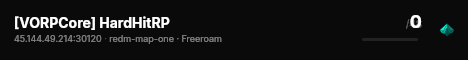 [VORPCore] HardHitRP live status badge