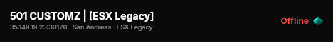501 CUSTOMZ | [ESX Legacy] live status badge