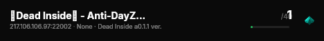 █Dead Inside█ - Anti-DayZ - PvP/Craft/Quests [RUS] vk.com/mta_deadinside live status badge