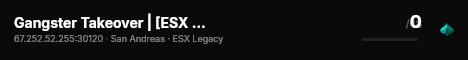 Gangster Takeover | [ESX Legacy] live status badge