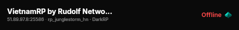 VietnamRP by Rudolf Networks [1/10] live status badge