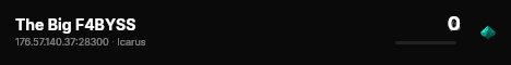 The Big F4BYSS live status badge