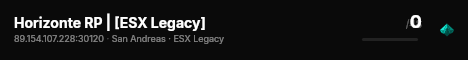 Horizonte RP | [ESX Legacy] live status badge