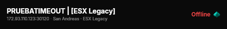 PRUEBATIMEOUT | [ESX Legacy] live status badge