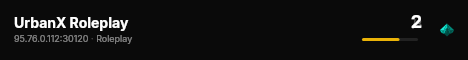 UrbanX Roleplay live status badge