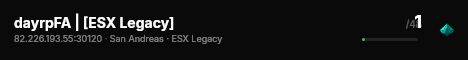 dayrpFA | [ESX Legacy] live status badge