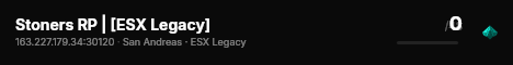 Stoners RP | [ESX Legacy] live status badge