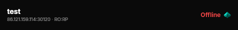 test live status badge