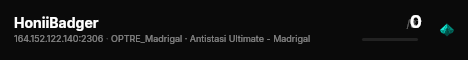 HoniiBadger live status badge