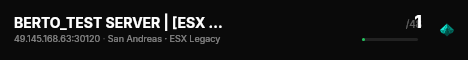 BERTO_TEST SERVER | [ESX Legacy] live status badge