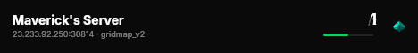 Maverick's Server live status badge
