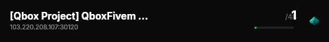 [Qbox Project] QboxFivem Server live status badge