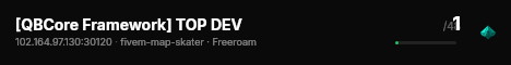 [QBCore Framework] TOP DEV live status badge