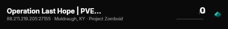 Operation Last Hope | PVE | 14.08 | SETTING UP live status badge