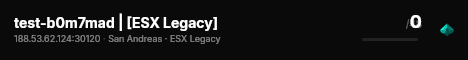 test-b0m7mad | [ESX Legacy] live status badge