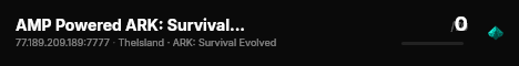 AMP Powered ARK: Survival Evolved Server - (v361.7) live status badge