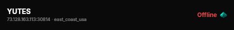 YUTES live status badge