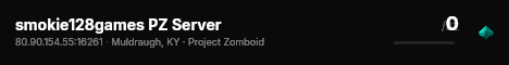 smokie128games PZ Server live status badge