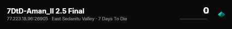 7DtD-Aman_II 2.5 Final live status badge