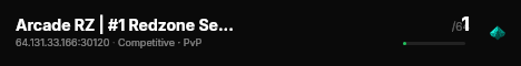 Arcade RZ | #1 Redzone Server | .gg/ArcadeRZ live status badge