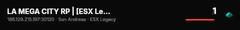 LA MEGA CITY RP | [ESX Legacy] live status badge