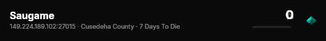 Saugame live status badge