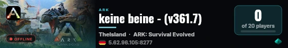 keine beine - (v361.7) live status badge