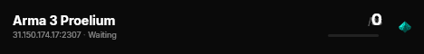Arma 3 Proelium live status badge