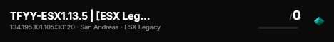 TFYY-ESX1.13.5 | [ESX Legacy] live status badge